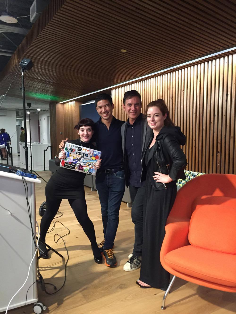 Speaking at tech event