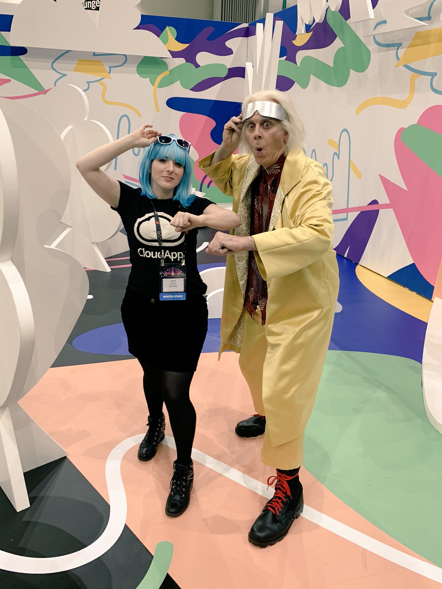 Fun moment at Adobe MAX conference